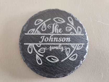 Personalized Slate Coasters