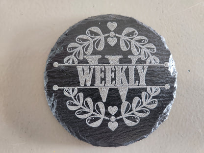 Personalized Slate Coasters